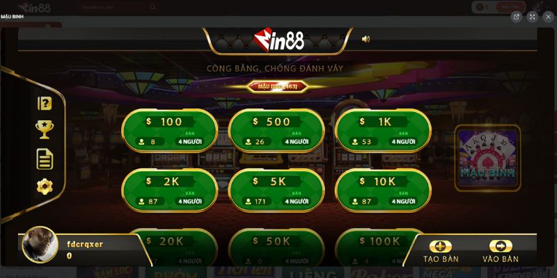 cách chơi game bài Min88