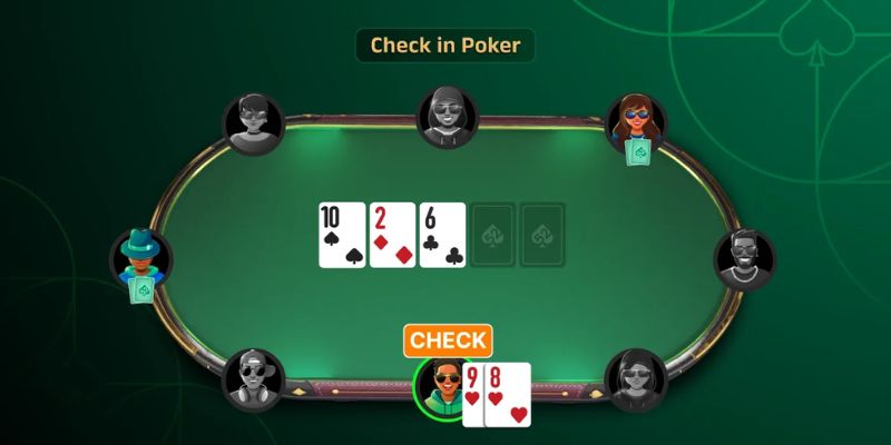 Thuật ngữ Poker - Check (Kiểm tra)